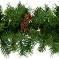 thumbnail image 6 of Northlight 9' x 14" Prelit Dakota Red Pine Artificial Christmas Garland - Clear Lights, 6 of 7