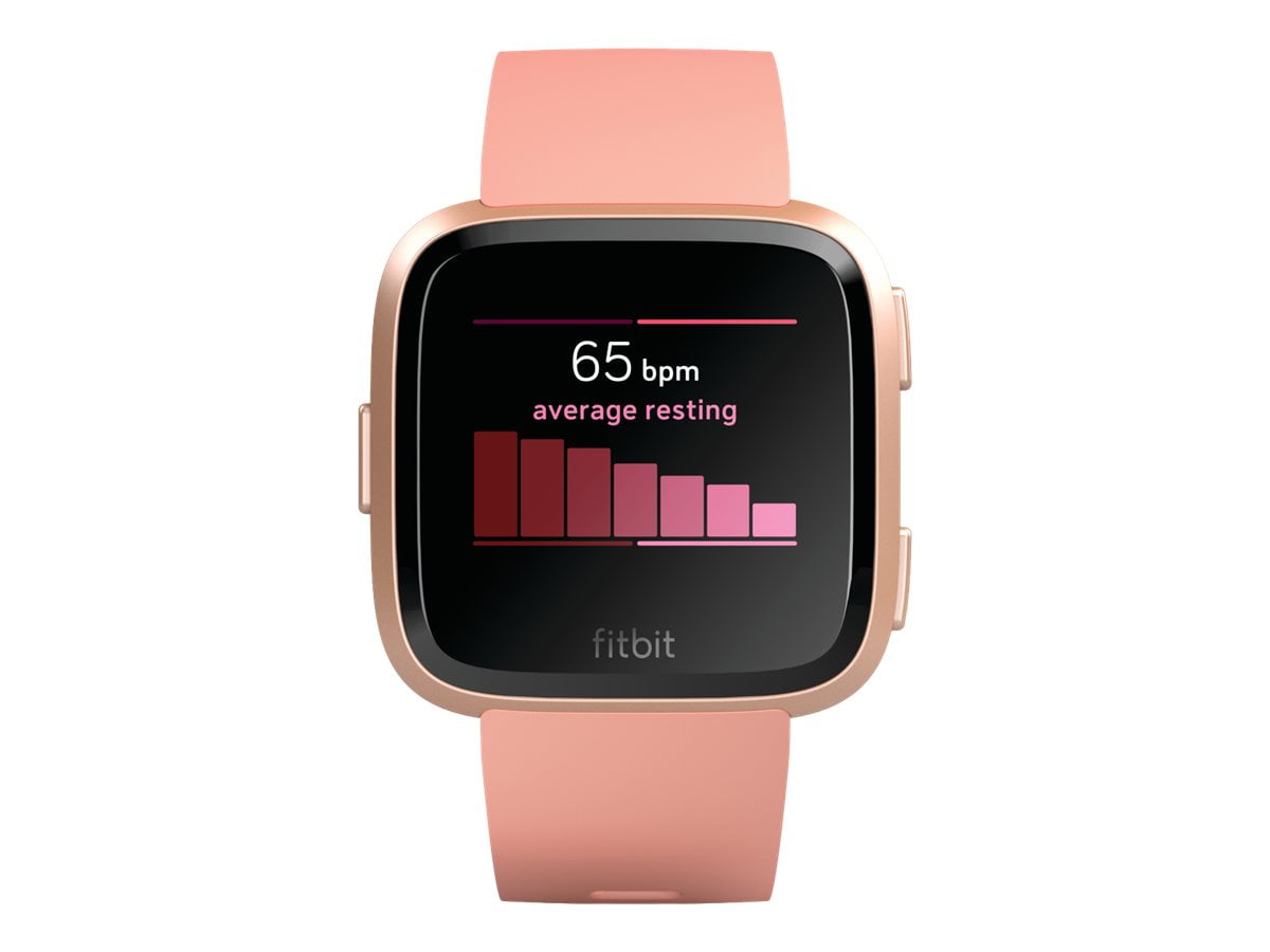 fitbit versa ruby and rose gold