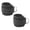 Black 2pcs, variant on YIFAEUX Ankle Strap for Cable Machine Adjustable Ankle Resistance Bands with Cuff for Gym Kickback Glute Workout Leg Extension Lower Body Exercise