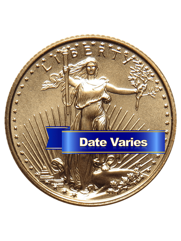 $5 American Gold Eagle 1/10 oz Random Year Brilliant Uncirculated