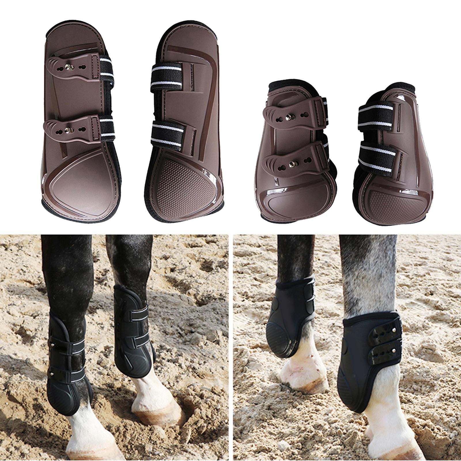 Botas Protectoras Para Caballos - Gruesas, Elásticas Y Perfectas Para Salto Y Entrenamiento