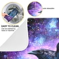 thumbnail image 2 of Dish Drying Mat Kitchen Pad Large Counter Absorbent Dish Mats Drainer Black Raven, 2 of 8