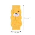 thumbnail image 2 of FRCOLOR Dog Knee Protectors Dog Leg Socks Yellow Cotton Cold Protection Winter Weather 4Pcs, 2 of 8