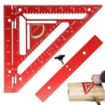 thumbnail image 2 of Innovative Precision Rafter Square, Adjustable Carpentry Squares, Professional Innovative Rafter Square Tool, Multifunctional Rafter Square for Carpenters, Flooring and Metalwork, Red, 2 of 7