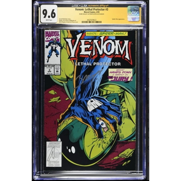 Venom: Lethal Protector #3 - CGC 9.6 Comic Book