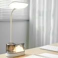 thumbnail image 5 of CheAAlet 2-in-1 Desk Lamp with Flexible Arm, 3 Color Modes & Dimmable Light, Eye-Protection for Home Office Workbench Reading - White, 5 of 9