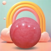 2Pcs 8.7 Inch Inflatable Playground Ball, Marbleized Giant Rubber Kickball, Large Bouncy Ball for Kids Adults, Beach Dodgeball for Pool Sports Activities, with Pump