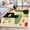 Green, variant on 3'x5' Area Rugs, Green Geometric Indoor Outdoor Area Rug for Living Room Bedroom, Vintage Abstract Middle Century Artwork Washable Bathroom Rugs Kitchen Floor Carpet Mats Home Decor Aesthetic