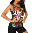 thumbnail image 2 of Lsque Summer Birds and Flowers Printed Workout Tank Tops for Women, Athletic Sports Tank Tops, Compression Sleeveless Dry Fit Shirts,Sleeveless Yoga Shirt-X-Large, 2 of 9