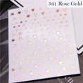 thumbnail image 1 of Pegatinas de estrellas deslizantes 3D para uñas, pegatinas de decoración brillantes, adhesivo de transferencia DIY, accesorios para puntas de uñas doradas y plateadas, 1 ud. Tan Jianjun unisex, 1 of 2