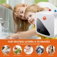 thumbnail image 2 of FVSTR Electric Hot Water Heater 120V Small Compact Tank Storage,Rv Tr 2.16 Gallon Trailer 1.5KW Kitchen Instant Under Sink Counter,1 PCs 16” Long 1/2”FIP Stainless Steel Water Hose, 2 of 8
