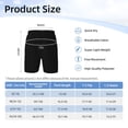 thumbnail image 4 of Cauagu Black Print Swim Trunks for Men,Youth Boys Swim Shorts Compression Liner Beach Shorts Boys' Swimming Shorts 7-20 Years Bathing Suit-Large, 4 of 7
