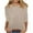 Beige, variant on Sequins Tops for Women 3/4 Length Sleeve Shirts Evening Party Formal Casual Dressy Blouses for Ladies