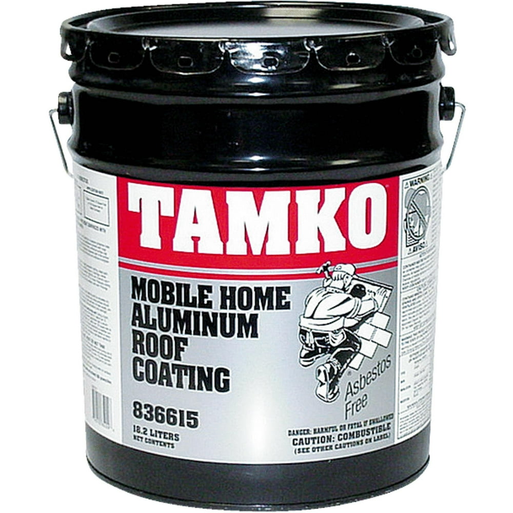 TAMKO Fibered Aluminum Mobile Home Roof Coating