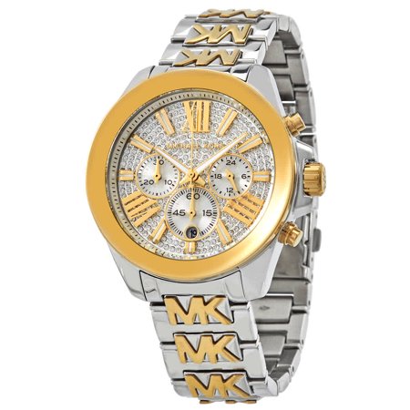 Michael Kors Wren Chronograph Quartz Silver Dial Ladies Watch MK6953