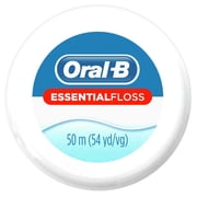Oral-B Floss, Essential Floss Mint Waxed Dental Floss, Cavity Defense, 50 m