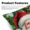 thumbnail image 2 of Santa Claus Set with Unique Patterns - 16x16, 18x18, 20x20 Inches - Set of 2 for Living Room, Bedroom, and Office - Includes Throw Pillow Inserts and Chair, 2 of 6