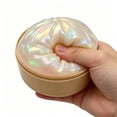 thumbnail image 5 of Dumpling Stress Ball Squishy Toy, Cute Steamed Bun Fidget Toy with Steamer Basket, Soft Decompression Sensory Toy for Kids and Adults, Anxiety Stress Relief Desk Toy, 5 of 5