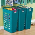 thumbnail image 4 of Sterilite Sorting Laundry Hamper, 6 Pack, Teal, 4 of 4