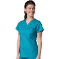 thumbnail image 1 of EON Haut de Blouse Médicale Col en V Uni pour Femmes COOLMAX, 1 of 2