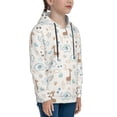 thumbnail image 3 of Lsque Elephants And Giraffes Patten Youth Hoodie Sweatshirt Pullover with Kangaroo Pocket Boys and Girls Hoodie Warm Hoodie for Kids-Medium, 3 of 6