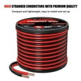 thumbnail image 6 of AWELTEC  16 Gauge 50 ft  Copper Clad Aluminum Wire 16/2 Gauge Red Black Electrical Wire for Home ,Car Audio, Trailer, 6 of 8