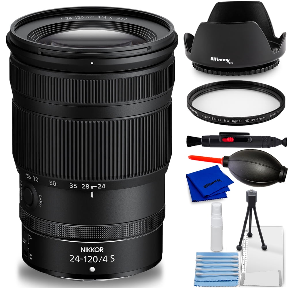 Nikon NIKKOR Z 24-120mm f/4 - BuzzPhoto Pro Bundle - Walmart.com