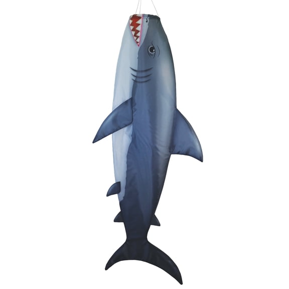 In the Breeze 5160 — Shark 48-Inch Fish Windsock — Realistic Shark Fishsock Outdoor Decoration