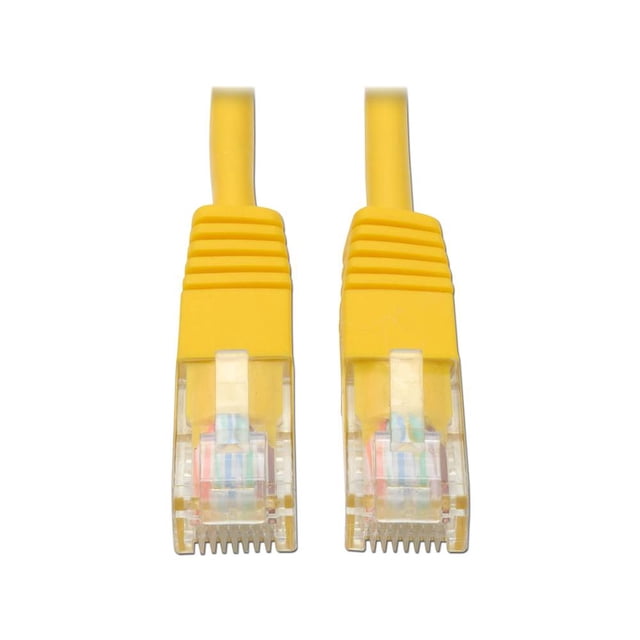 Cable de Red Tripplite Cat5e UTP, 3.05 m. Color Amarillo. Tripplite N002-010-YW