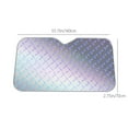 thumbnail image 3 of DAMAI Large Holographic Car Windshield Sunshade,UV & Heat Reflector Sun Shield for Cars,Universal Foldable Vehicle Front Window UV Rays Protection for Sedan Car,Foldable Accordion Design,55x28 In, 3 of 9