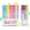 12+6 Colors, variant on 3D Jelly Pens Set, Gel Ink Pen Marker Pens for Lettering, Drawing, Ornaments, Journaling, DIY Painting Glossy Jelly Ink Pen, Colorful Pen Highlighters Markers (6 Colors) ﻿