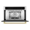 thumbnail image 2 of ZLINE Autograph Edition 30 1.6 cu ft. Built-in Convection Microwave Oven in Stainless Steel and Champagne Bronze Accents, 2 of 5