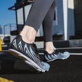 thumbnail image 2 of Mens Womens Track and Field Shoes Sprint Sport Sneakers Mesh Breathable Professional Running Nail Spikes Shoes, 2 of 8