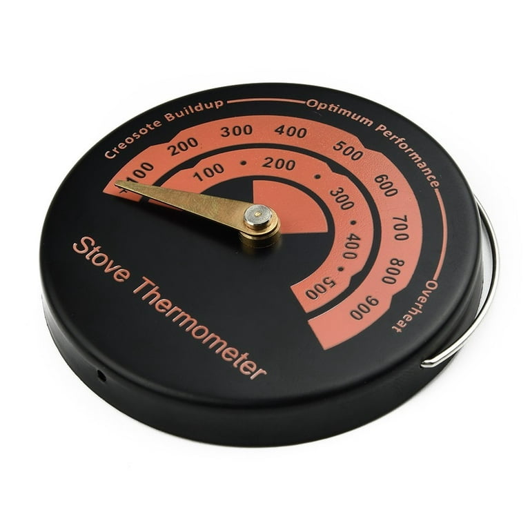 Magnetic Stove Thermometer Fire Stove Pipe Thermometer Gauge for Wood Log  Chimney Pipe Oven Temperature Meter(1 Piece)