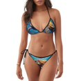 thumbnail image 1 of Disketp Colorful Underwater Sea Turtle para Bañador de Dos Piezas para Mujer, Bikini Sexy Halter String, Conjunto de Bikini en Triángulo, 1 of 6
