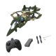 thumbnail image 2 of Avión de control remoto RC con espuma ligera, juguete de planeo portátil para exteriores verde, 2 of 9