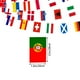 thumbnail image 3 of Guirnalda de bandera europea de 32,8 pies/10 m 2024, 24 banderas europeas Banner de poliéster de doble cara para decoración de fiesta de fútbol europeo 2024, 3 of 7