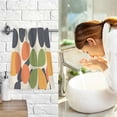 thumbnail image 7 of Yayeee 2 Pack Hand Towels for Bathroom 100% Cotton 16" x 28" Soft Absorbent Kitchen Towel, Black Clover Pattern, 7 of 7