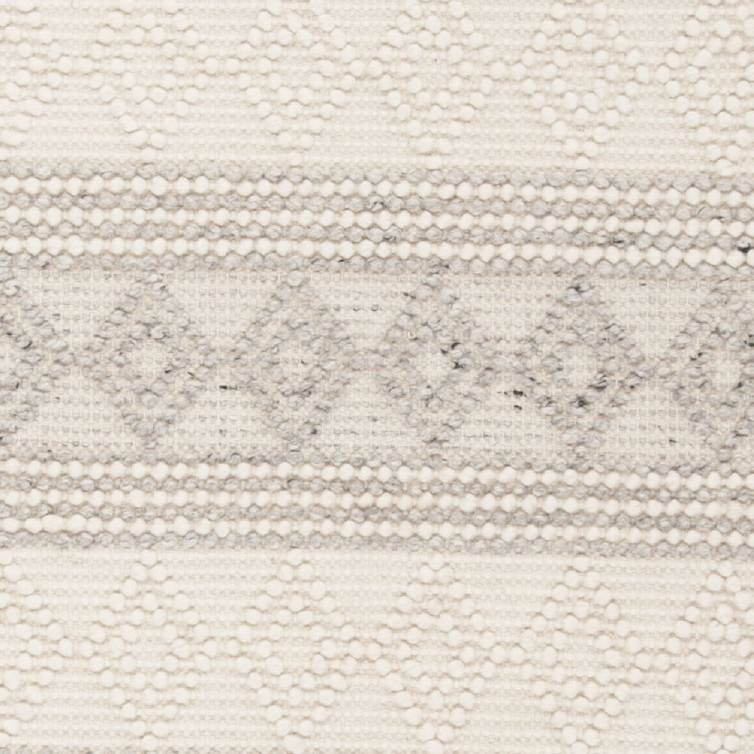 SAFAVIEH Natura York Geometric Striped Braided Jute Runner Rug, Grey/Ivory, 2' x 14'