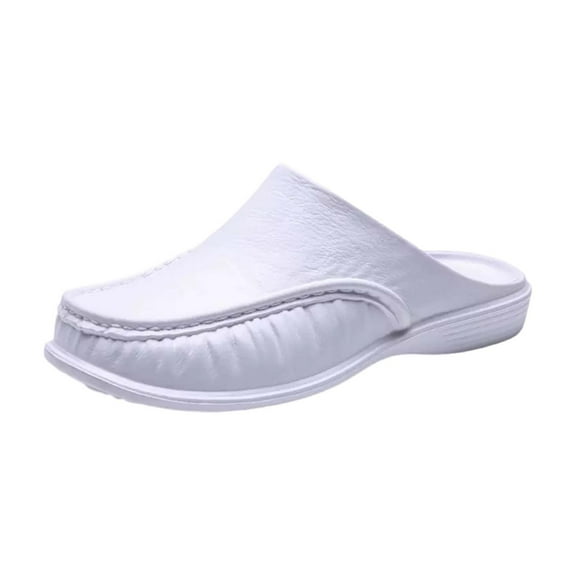 NOKIO Men'S Slip-On Loafers Comfortable Casual Shoes For Men Classic Penny Loafers For Men Mens Soft Bottom Mule Sandals Wide Round Toe Non Slip Formal Casual Breathable Walking Slippers