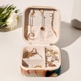 thumbnail image 6 of Sea Slug Square Travel Jewelry Box Earring Necklace Bracelet Holder Organizer Stand Display Case Decorative Storage Box, 6 of 6