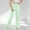 Green1, variant on Cethrio Kids Girls Flare Pants, Elastic Waist Stretch Yoga Kids Leggings Green Size 9-10 T