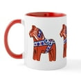 thumbnail image 2 of CafePress - The Swedish Horse Mug - 11 oz Ceramic Mug - Novelty Coffee Tea Cup, 2 of 6