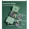 thumbnail image 3 of Portable Travel Home Small Sewing Box, Mini Sewing Kits Storage-Box, Beginners DIY Sewing Thread Needle Threader Scissors Kit（White.Boxes Home and Travel Quick Fix Sewing Kit, 3 of 8