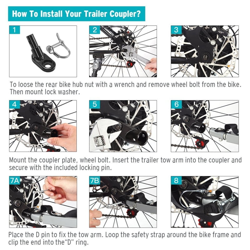 Bike Trailer Coupler Bike Trailer Hitch Instep Bike Trailer Attachment for Instep and Bike Walmart