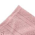 thumbnail image 7 of Amzcrzy Summer Tops for Women Casual Solid Color Short Sleeve Women's Tops Fashion Button Down Crew Neck T Shirts Breathable Eyelet Beach Vacation Going Out Tops XL, 7 of 7