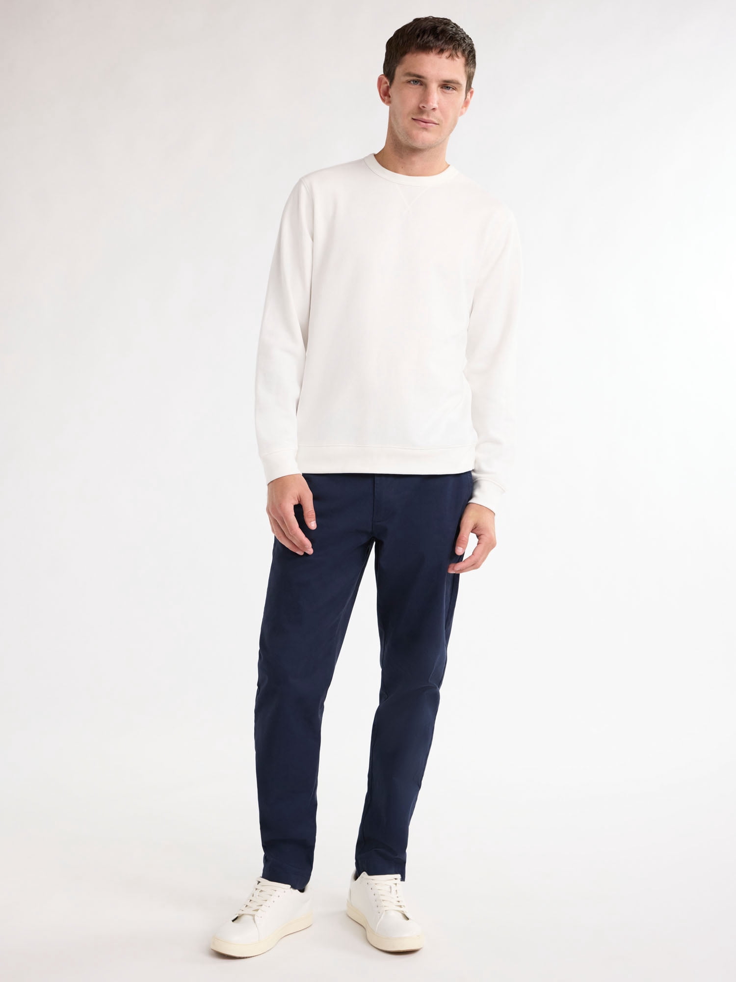 Free Assembly Men's Crewneck Sweatshirt, Sizes XS-3XL