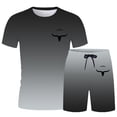 thumbnail image 4 of Playeras Negras Hombre Algodon Camiseta De Cuello Redondo Con Estampado De Playa De Verano Para Hombre Top Informal De Manga Corta, 4 of 4