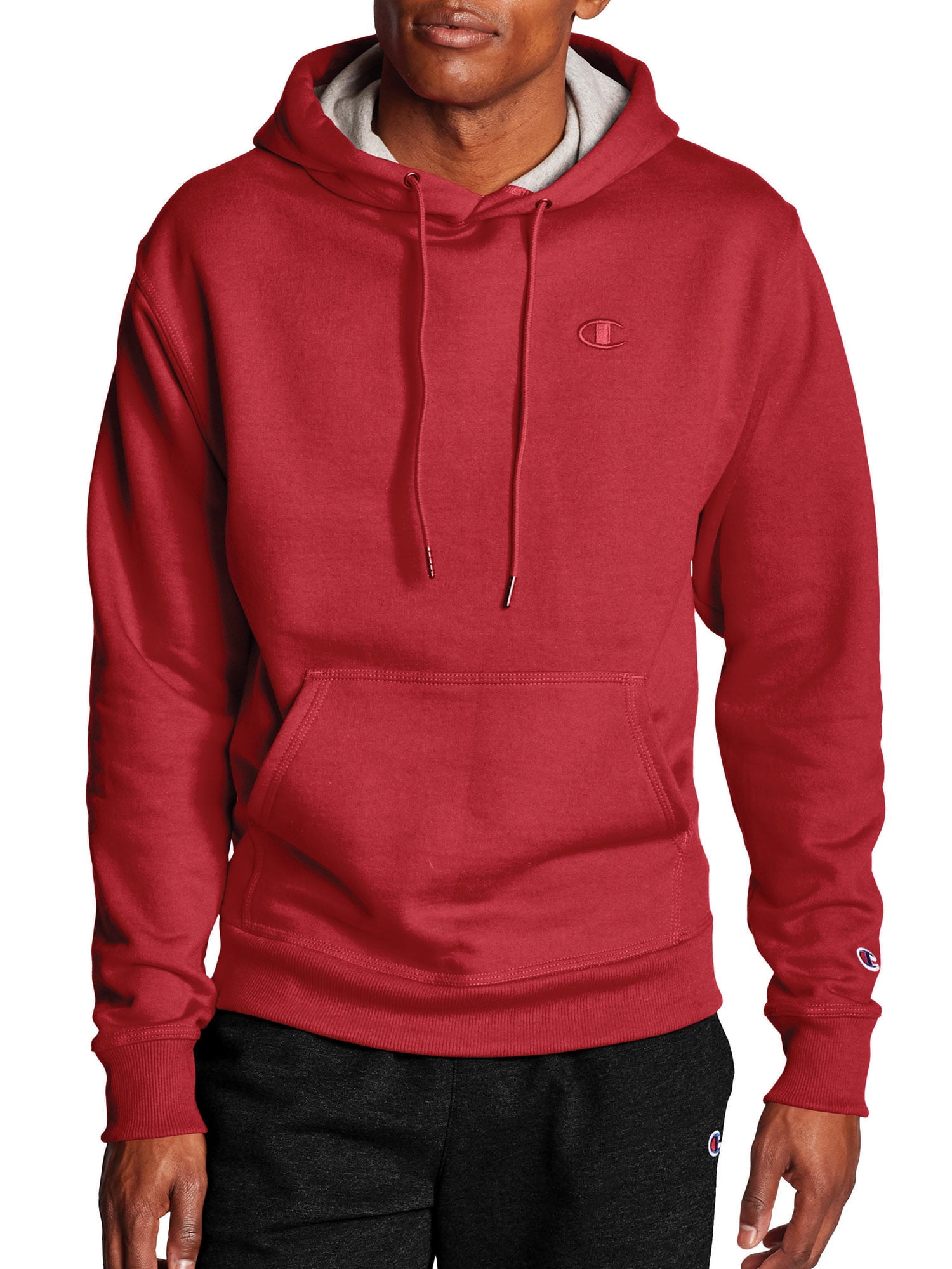 men's powerblend fleece pullover hoodie