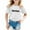 White, variant on WEAIXIMIUNG Girls Clothes 4T Winter Squid Theme Printed Children'S Fashion Loose T Shirt 18-24 Months